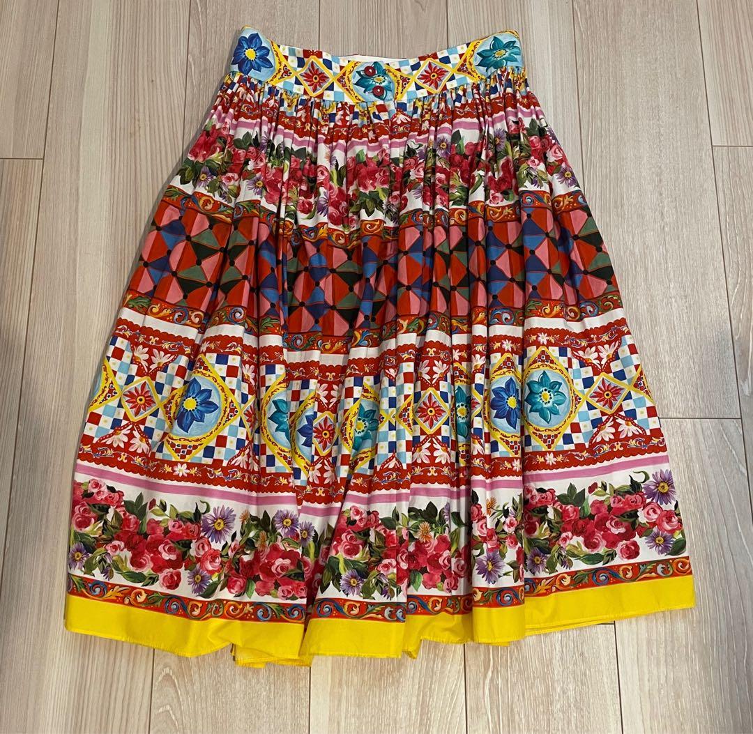 DOLCE&GABBANA ドルチェ＆ガッバーナ　マヨルカ　スカート