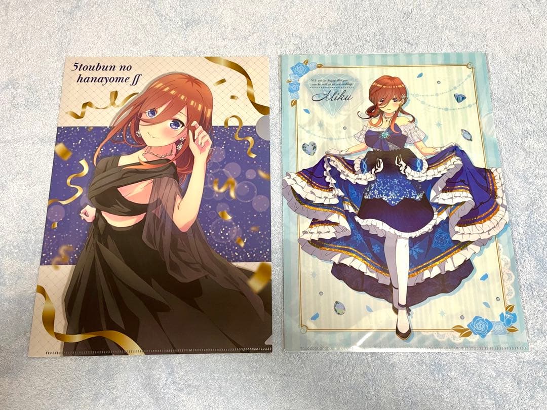 限定グッズ　五等分の花嫁　 中野三玖   クリアファイル他　14枚セット