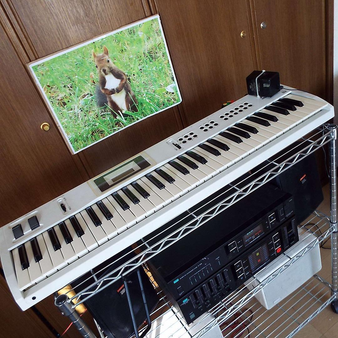 希少_完動_美品_KORG_X5-D_白_内部電池ソケット化_AC