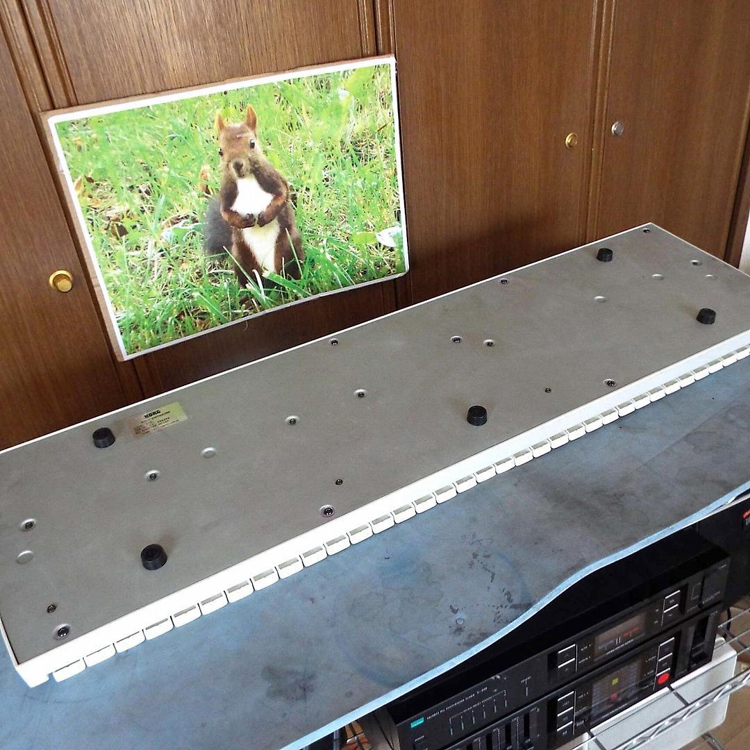 希少_完動_美品_KORG_X5-D_白_内部電池ソケット化_AC