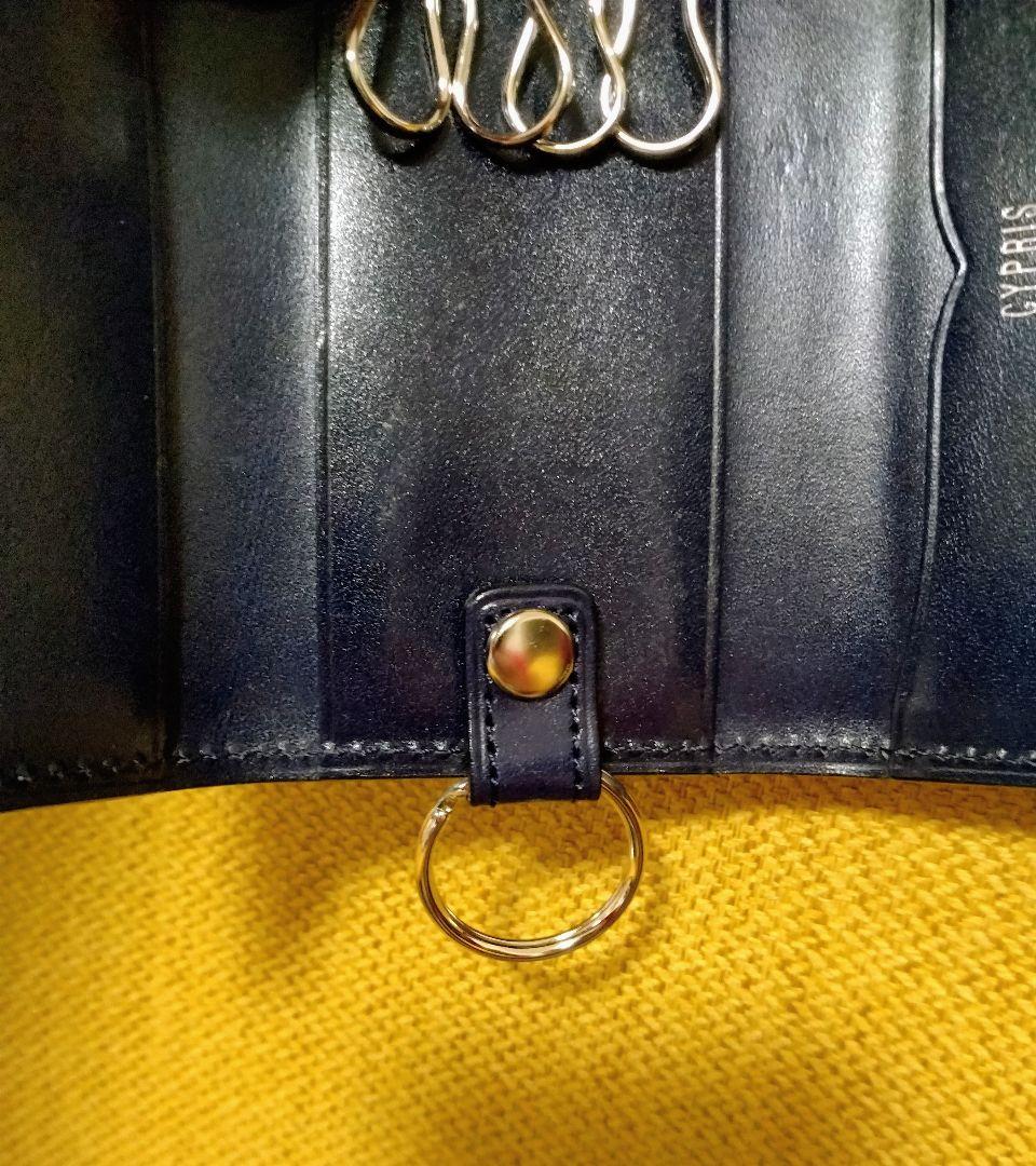 CYPRIS キプリス　キーケース　ブラック　コードバン