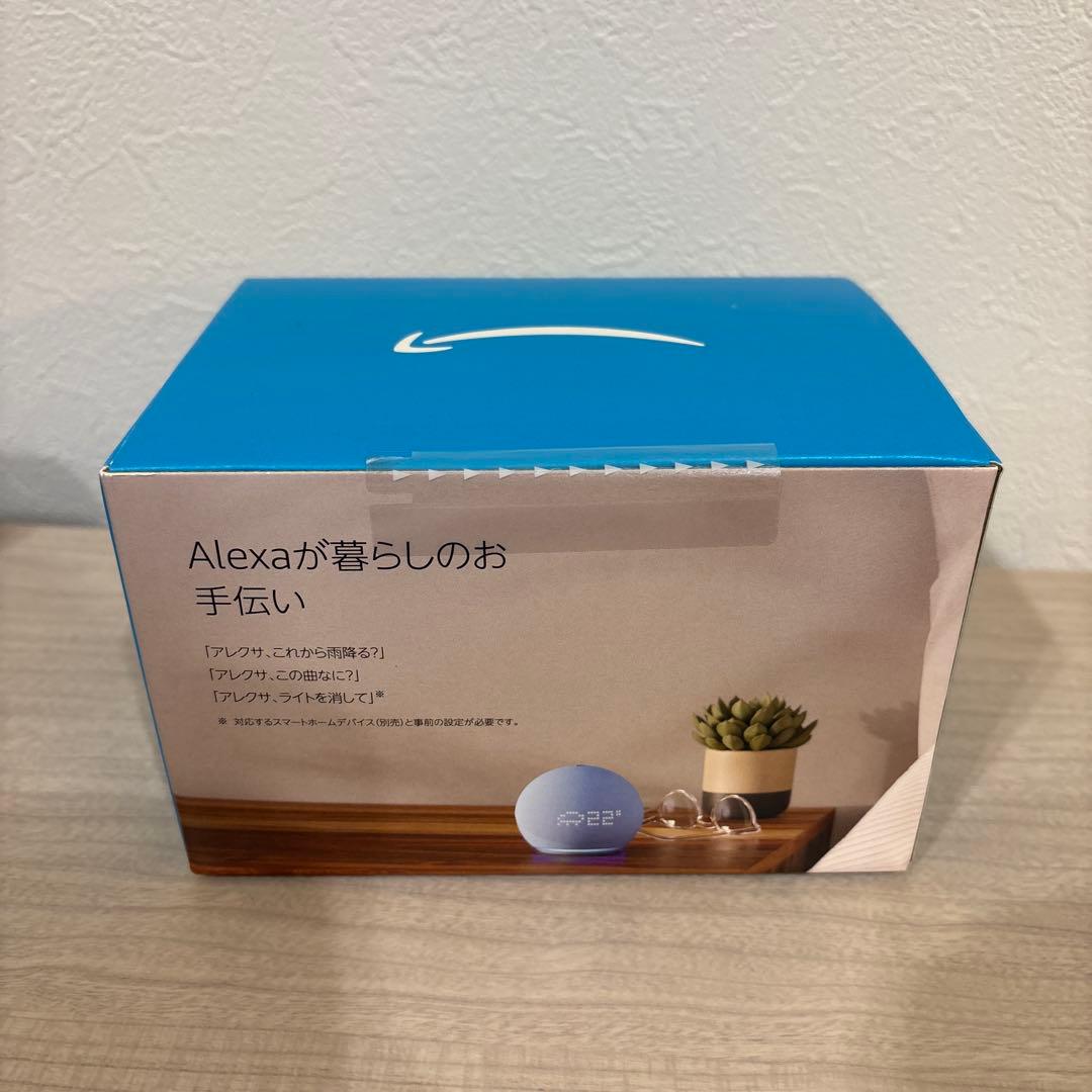 【未開封】Echo Dot 第5世代 with clock 時計付 ホワイト