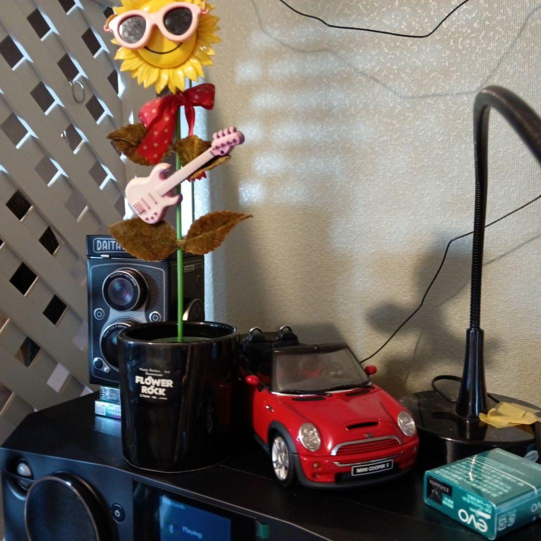 昭和レトロ　フラワーロック　FR-5　ひまわり　動作品