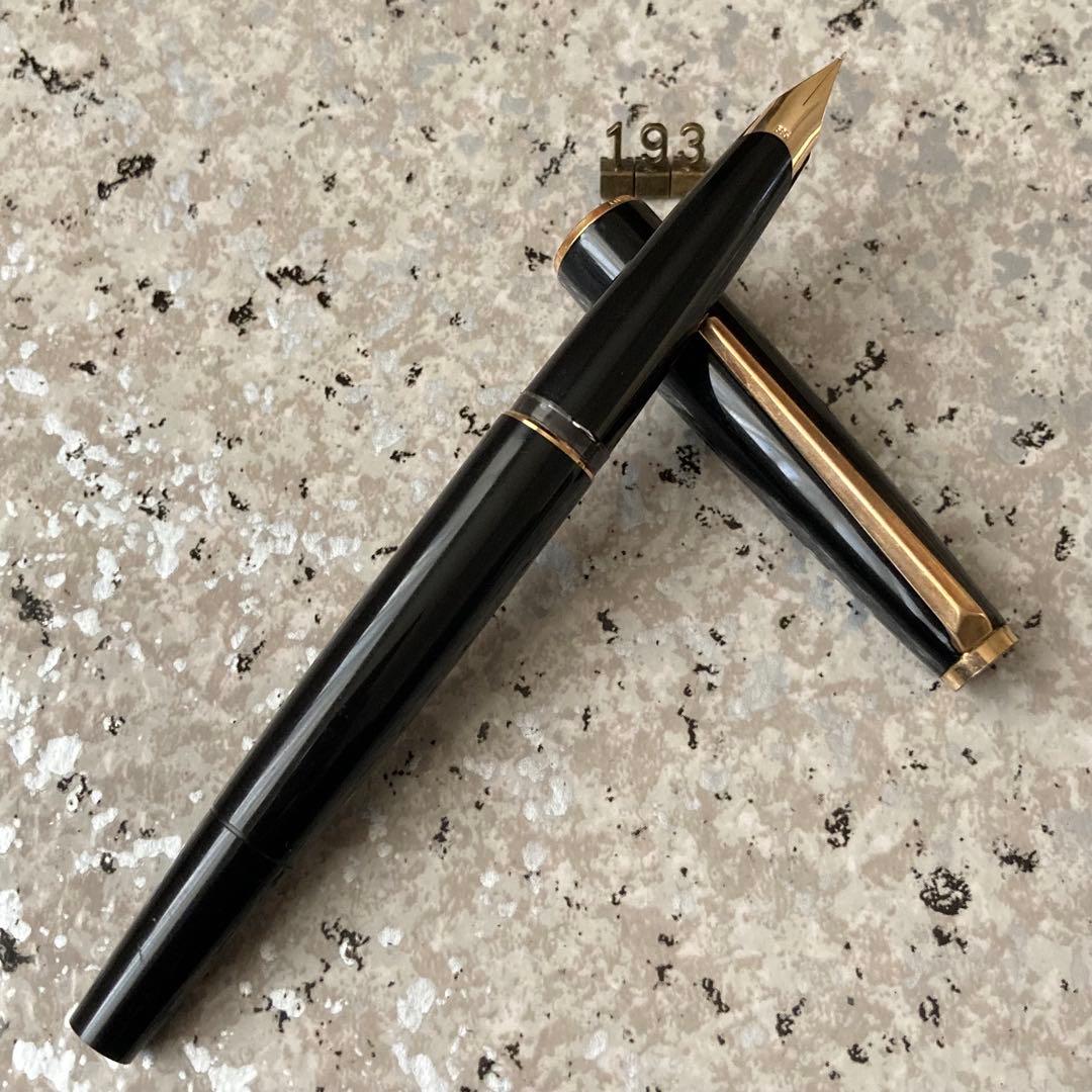 #193 オーバーホール済み 万年筆 モンブラン MONTBLANC 14k
