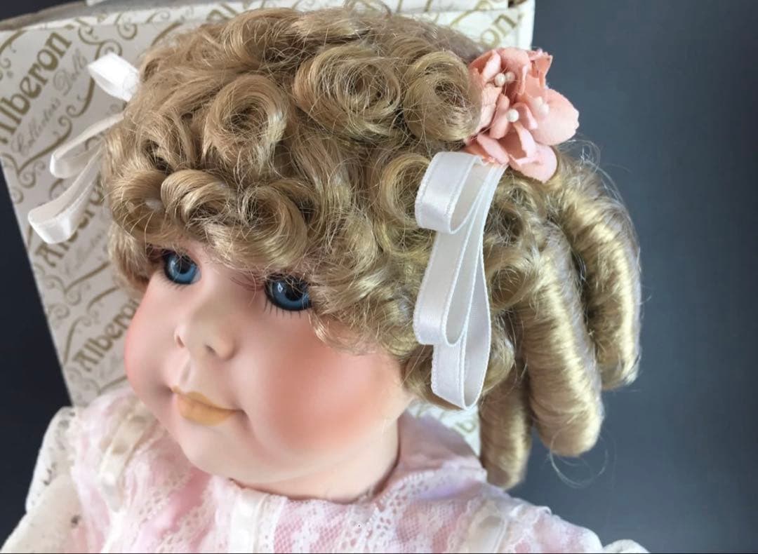 英国ヴィンテージ Alberonアルベロン社　ビスクドール　身長約53cm