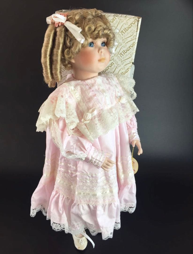 英国ヴィンテージ Alberonアルベロン社　ビスクドール　身長約53cm