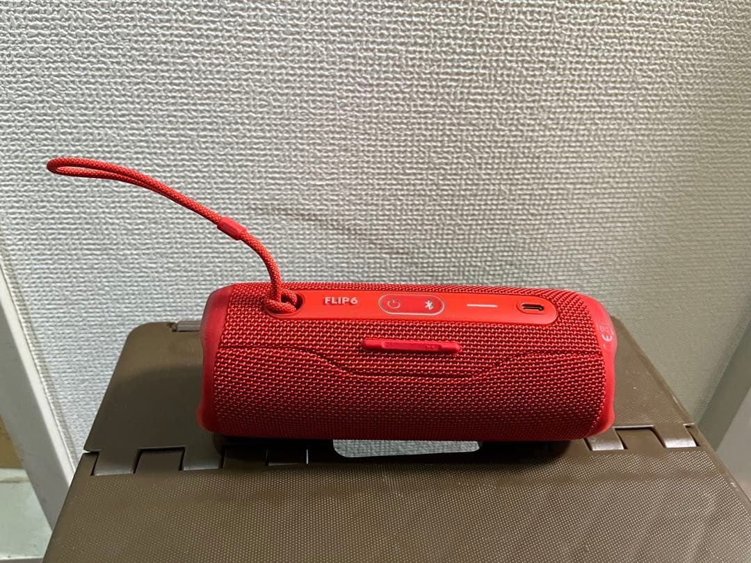 keiJBL FLIP6 レッド ワイヤレススピーカー