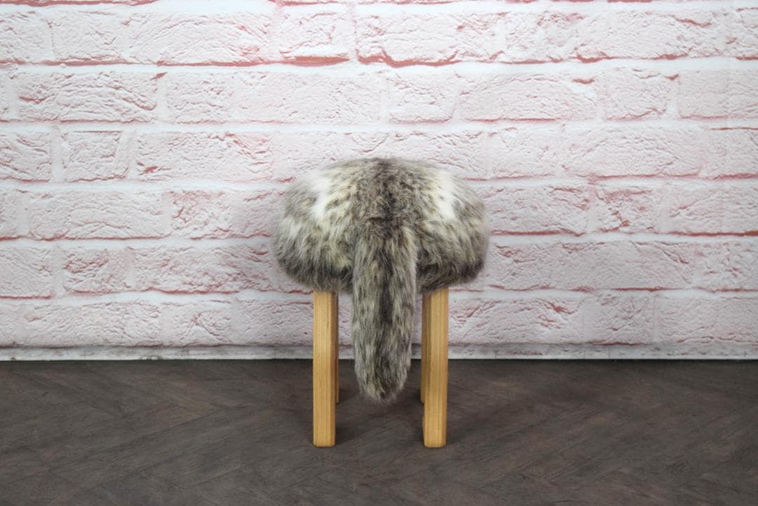 展示品 旭川家具 匠工芸 アニマルスツール Lサイズ