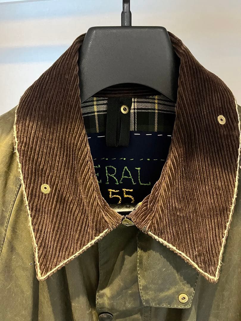 Barbour Bedale 46 ERAL55 刺し子刺繍入り