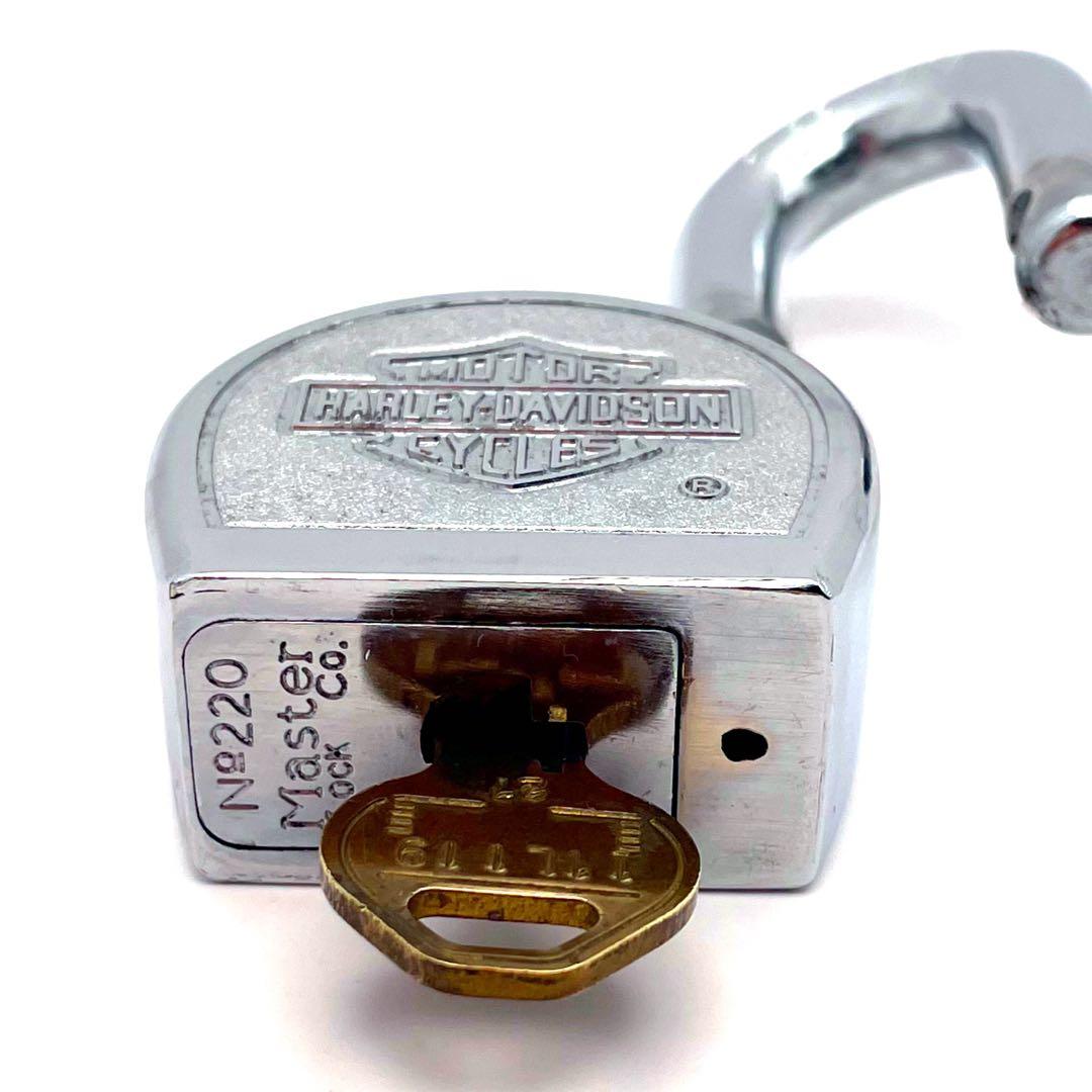 ハーレー純正パドロック　ショベル　ハンドルロック　南京錠