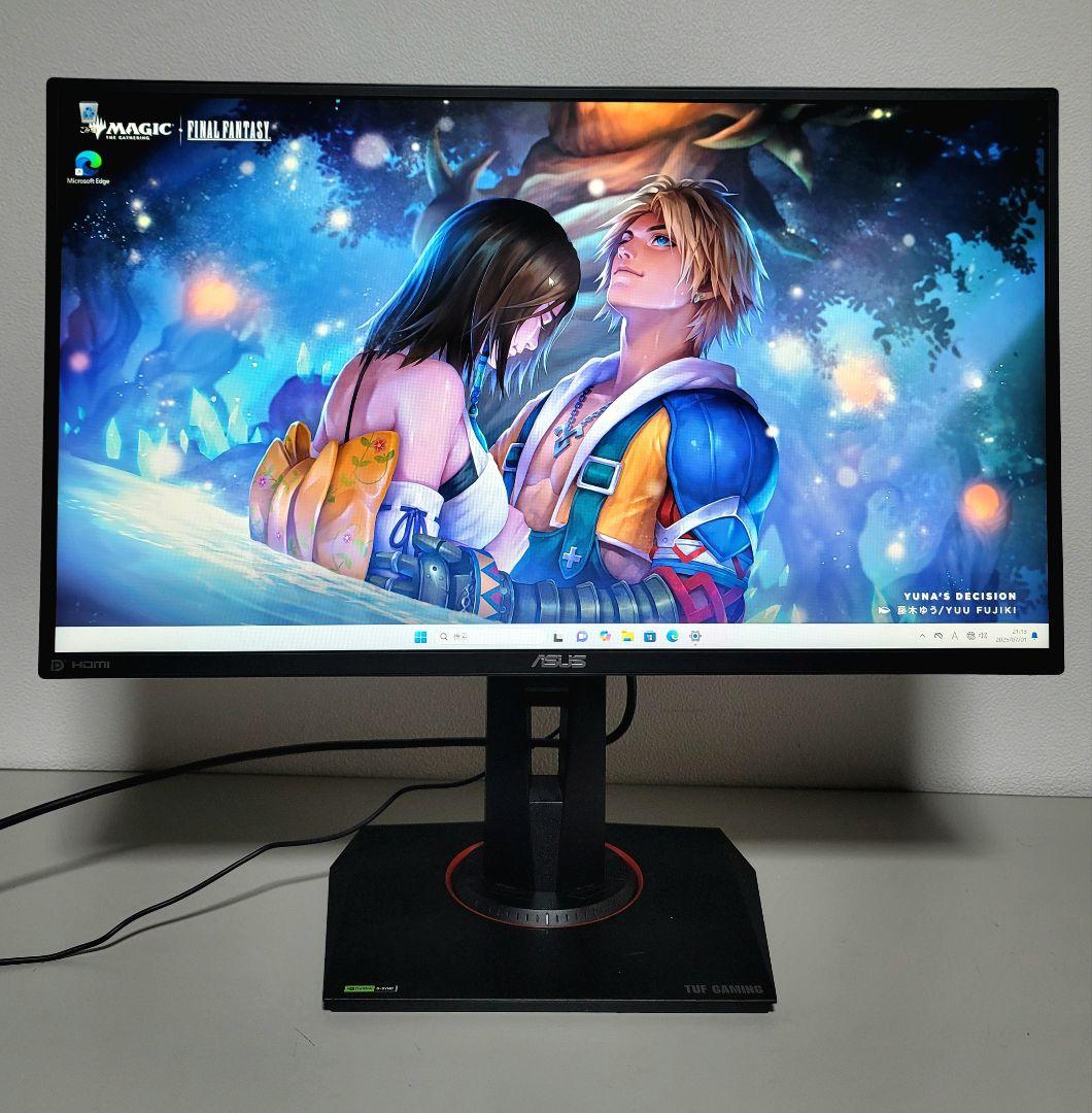 2024年製　美品　ASUS VG258QM 280hz ゲーミングモニター