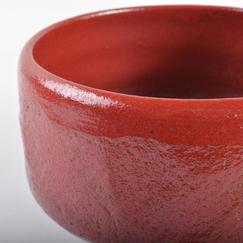 茶道具　赤楽茶碗　在銘　時代箱付　N　6504