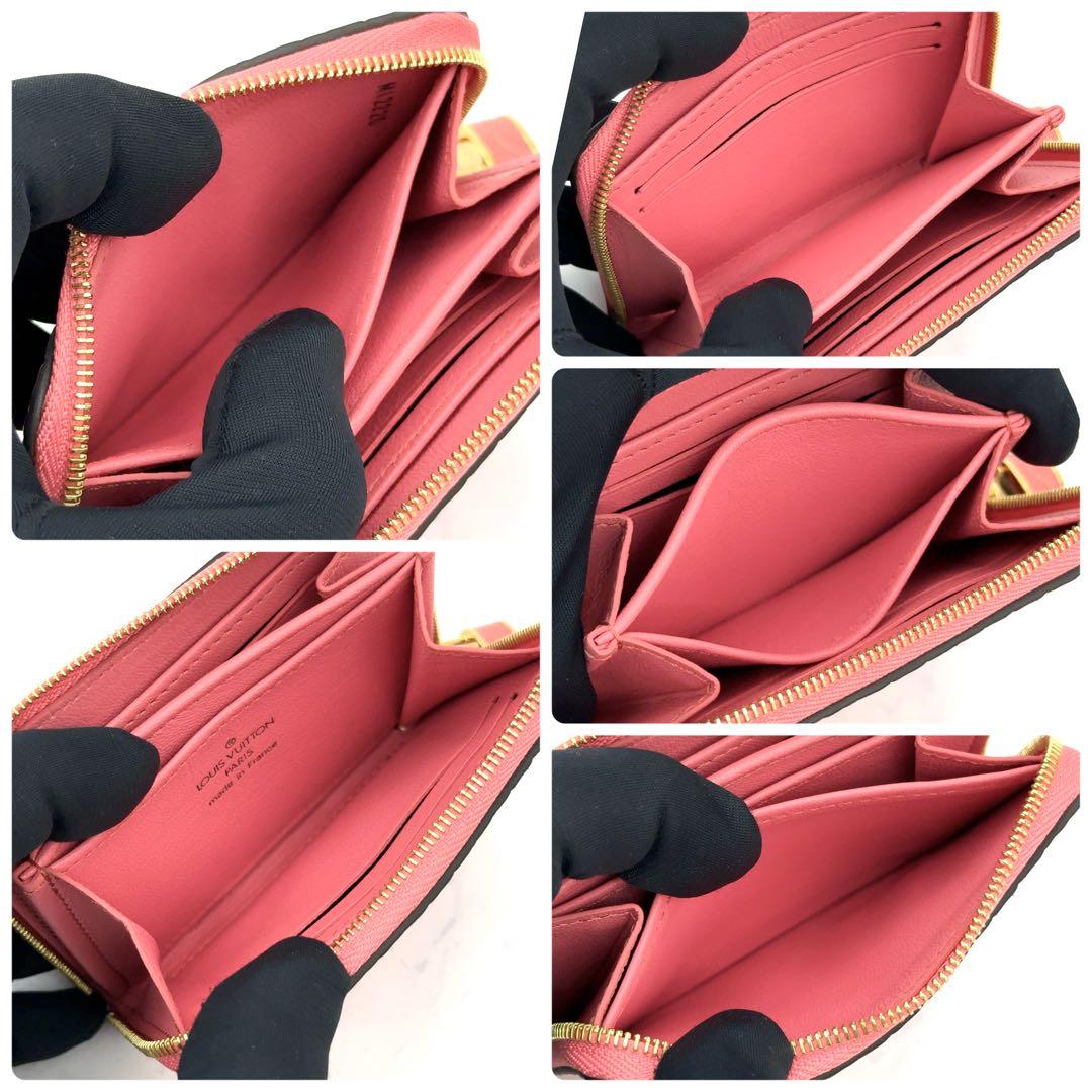 【新品級・限定】ルイヴィトン クロコダイル ジッピーパース ピンク 小銭入