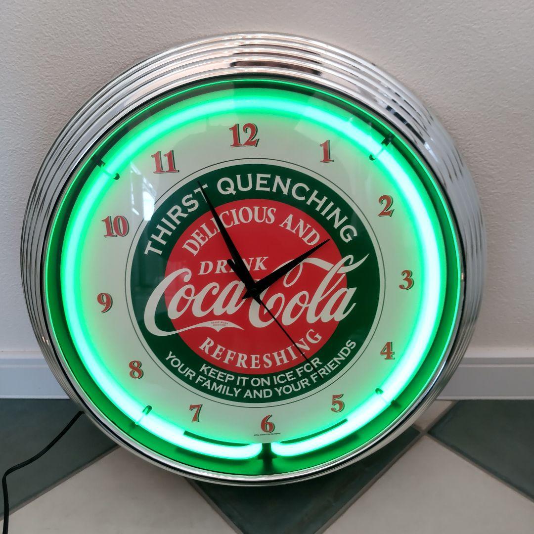 【未使用コカコーラネオンクロック】掛時計USヴィンテージレトロお好きな方にも！