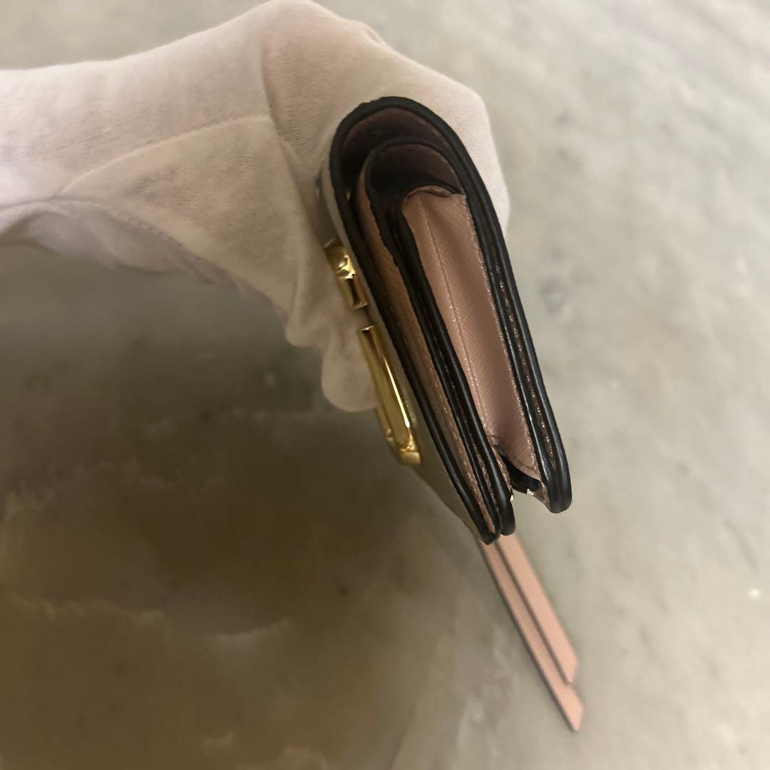 kks　MARC JACOBS 二つ折り財布 グレー