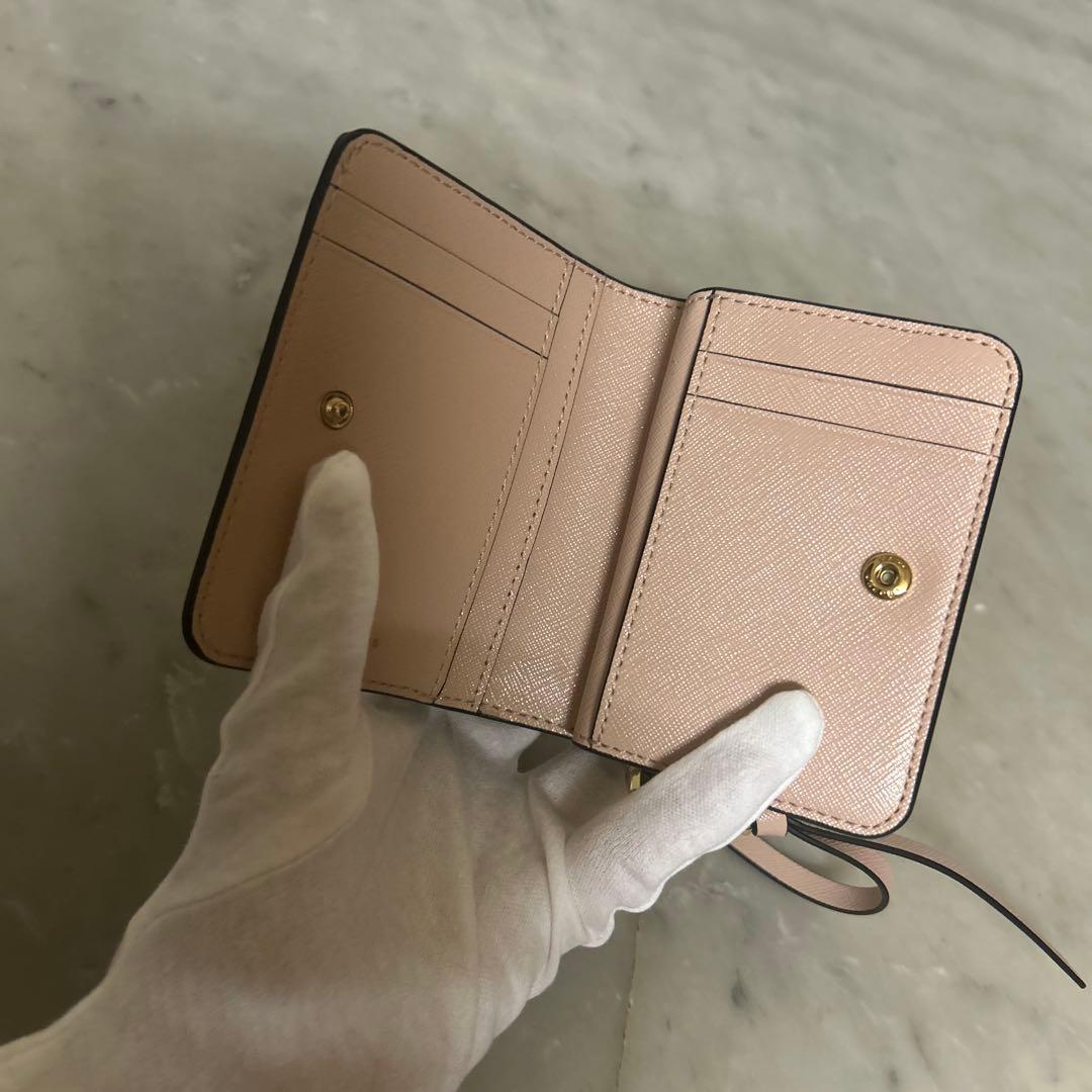 kks　MARC JACOBS 二つ折り財布 グレー