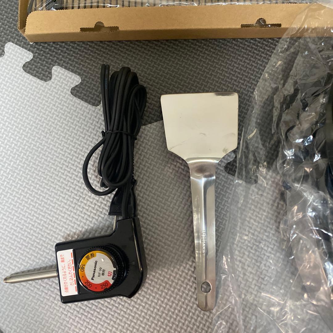 【極美品】Panasonic ホットプレート NF-W300-S シルバー