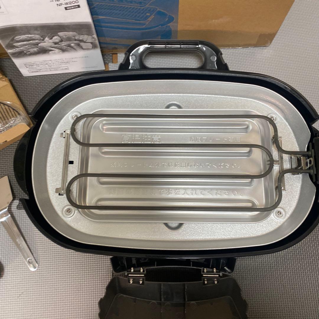 【極美品】Panasonic ホットプレート NF-W300-S シルバー