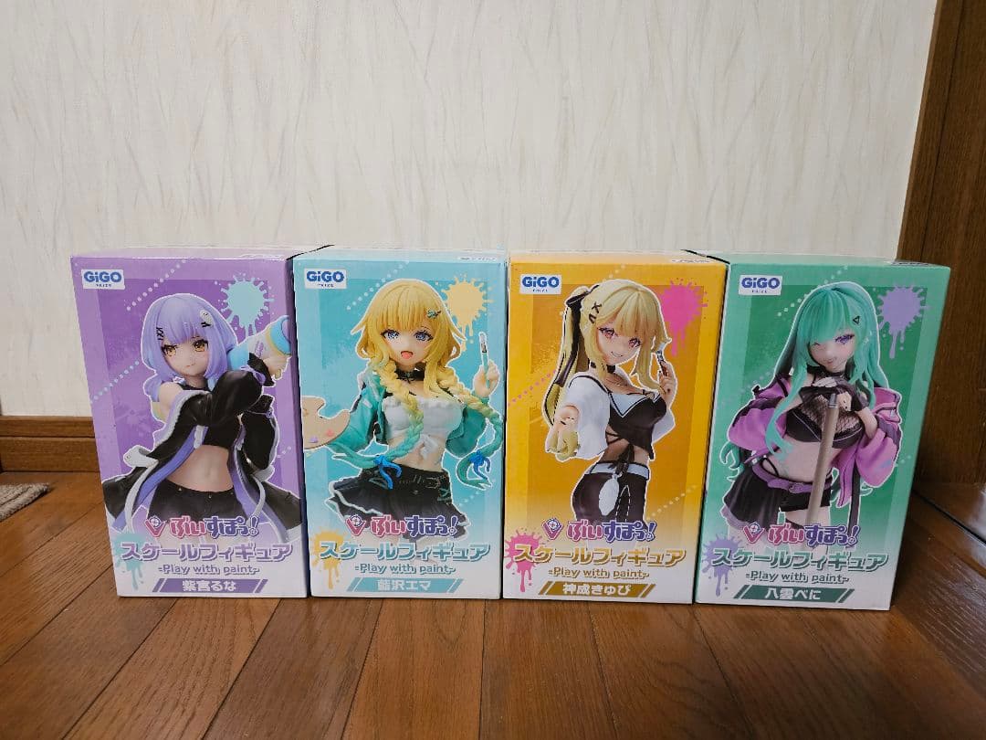 GIGO限定　ぶいすぽっ！　フィギュア　4種セット