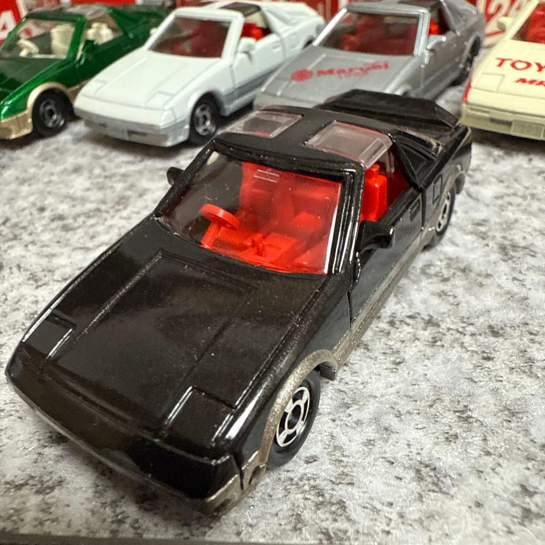 く*〜様 赤箱トミカ24　トヨタ MR2 プロトタイプ　日本製 5台セット