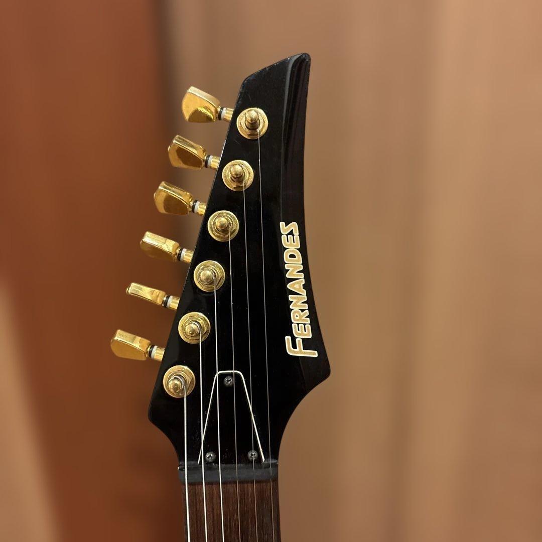 日本製 FERNANDES FGZ トレモロアーム・ストラップ付 新品弦張替済