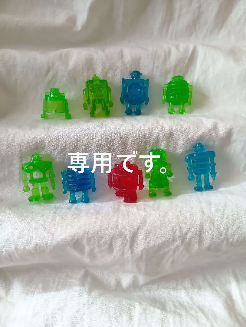 レア　今野産業　ロボット軍団　クリア　9個　ガチャガチャ　昭和レトロ