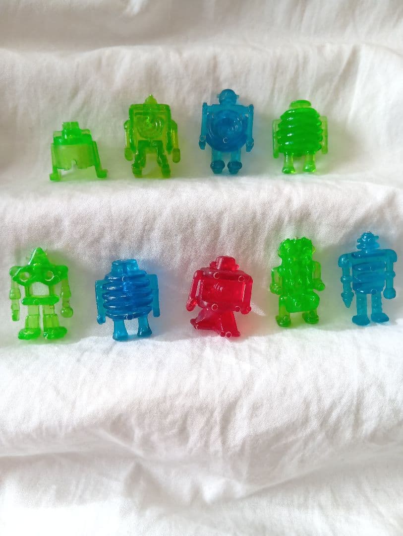 レア　今野産業　ロボット軍団　クリア　9個　ガチャガチャ　昭和レトロ