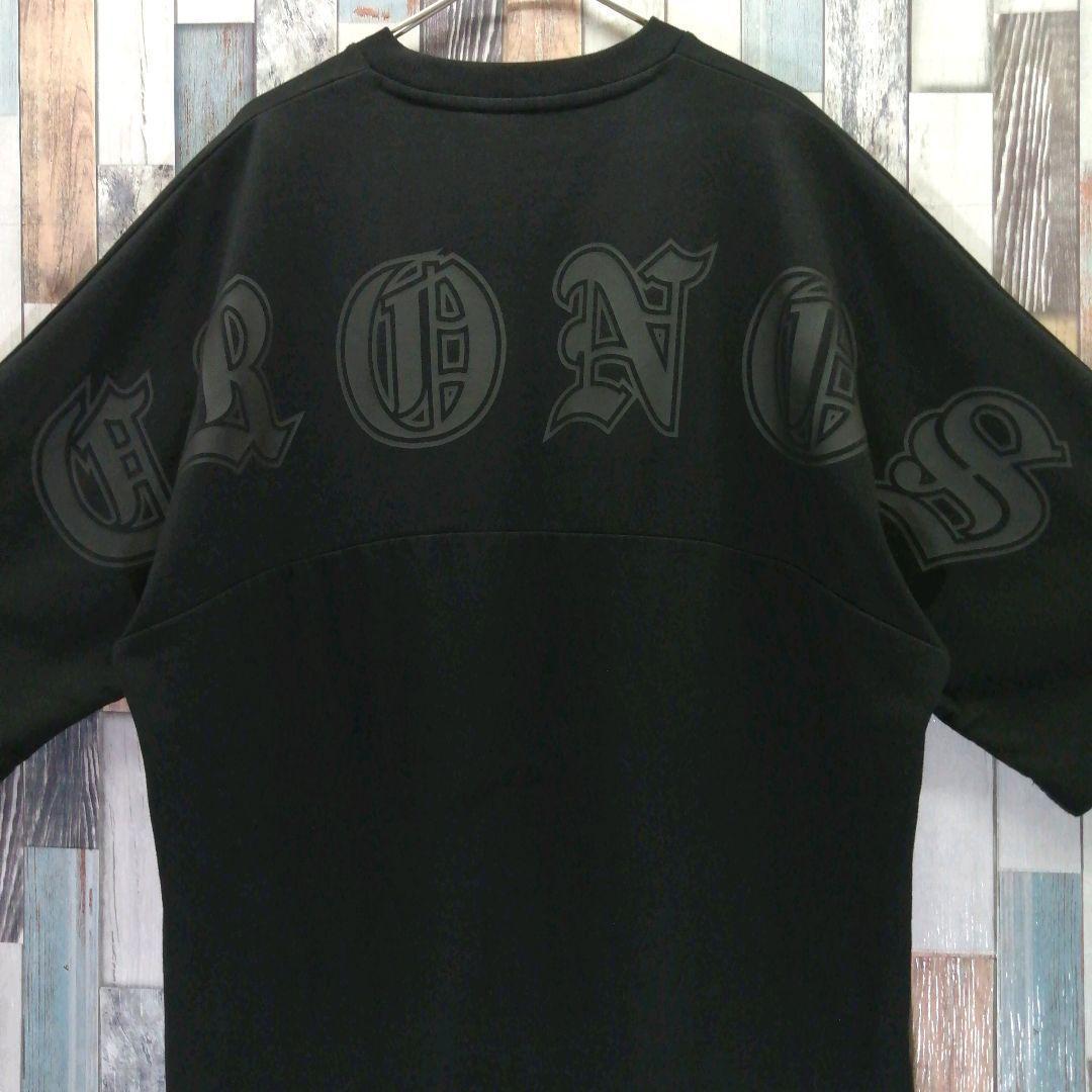 CRONOS　クロノス　Tシャツ　バックプリント　ワンポイント刺繍ロゴ