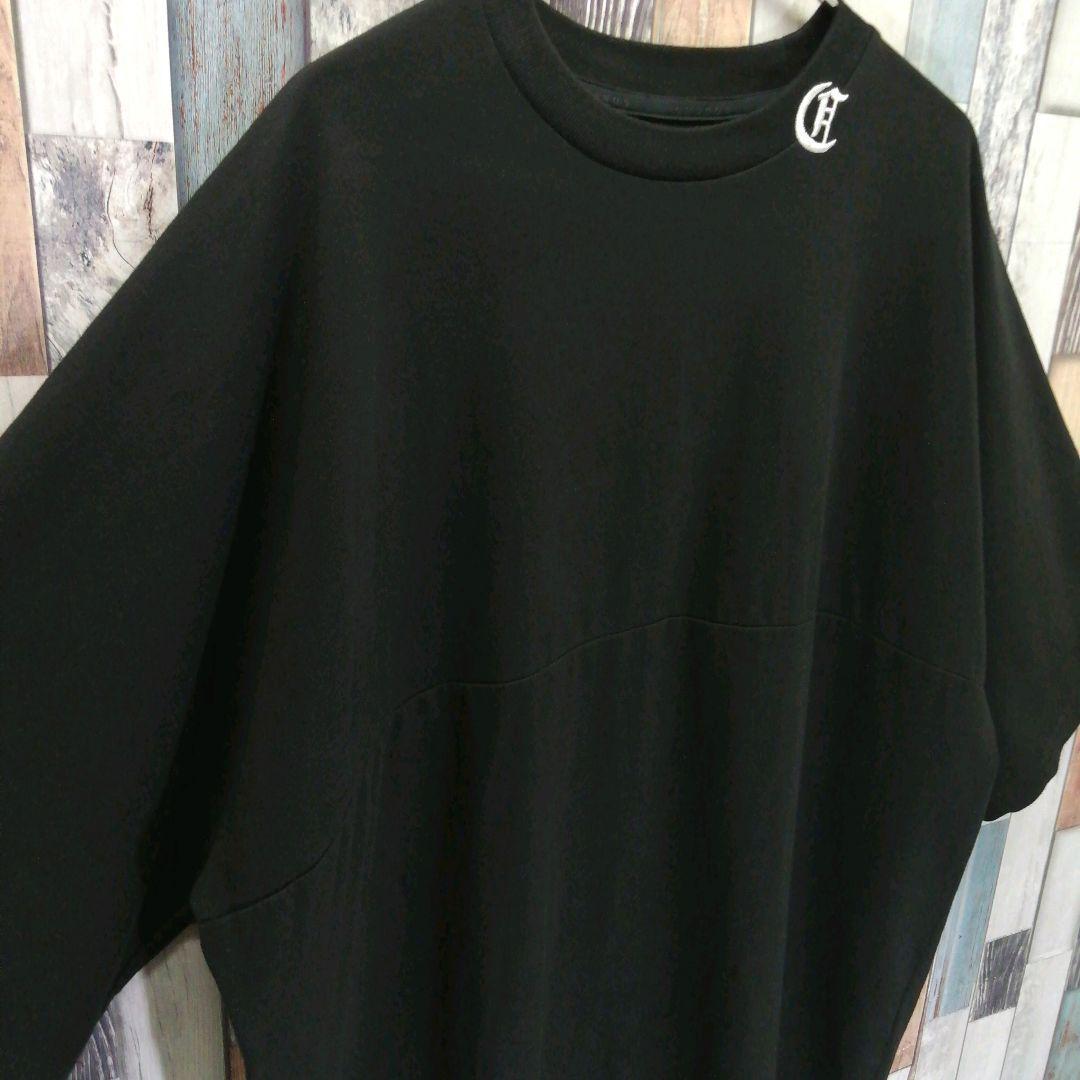 CRONOS　クロノス　Tシャツ　バックプリント　ワンポイント刺繍ロゴ