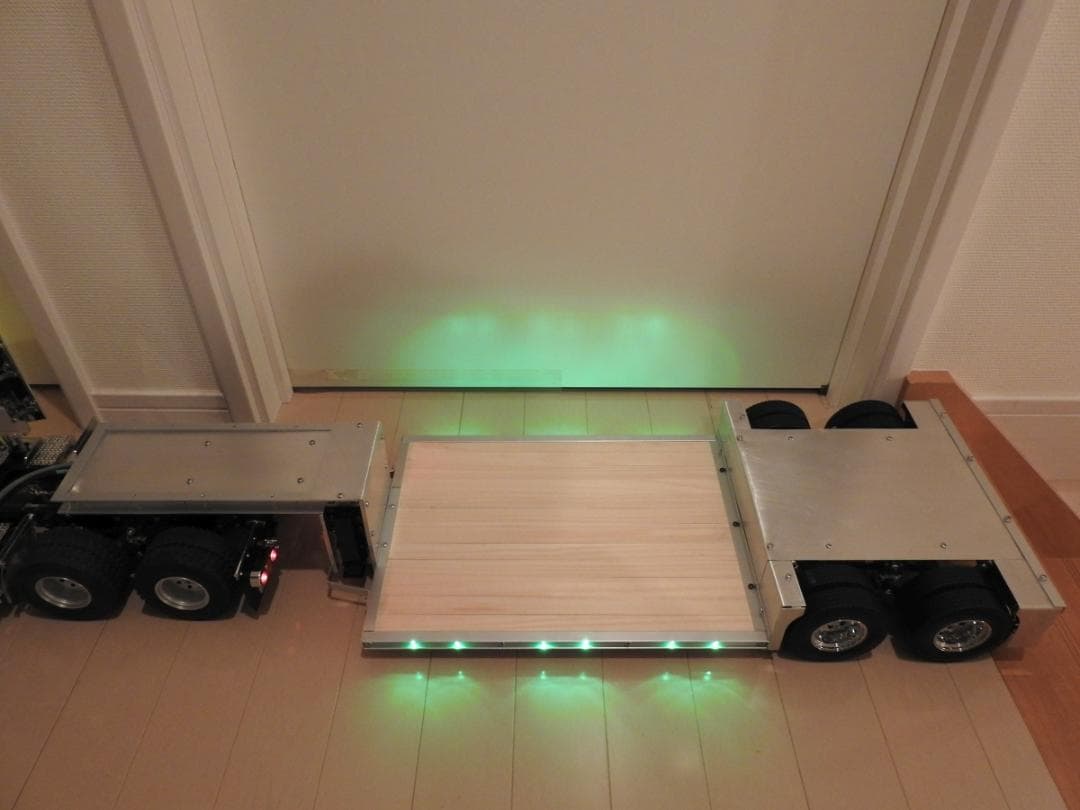 タミヤ 1/14 トレーラー 自作低床トレーラー