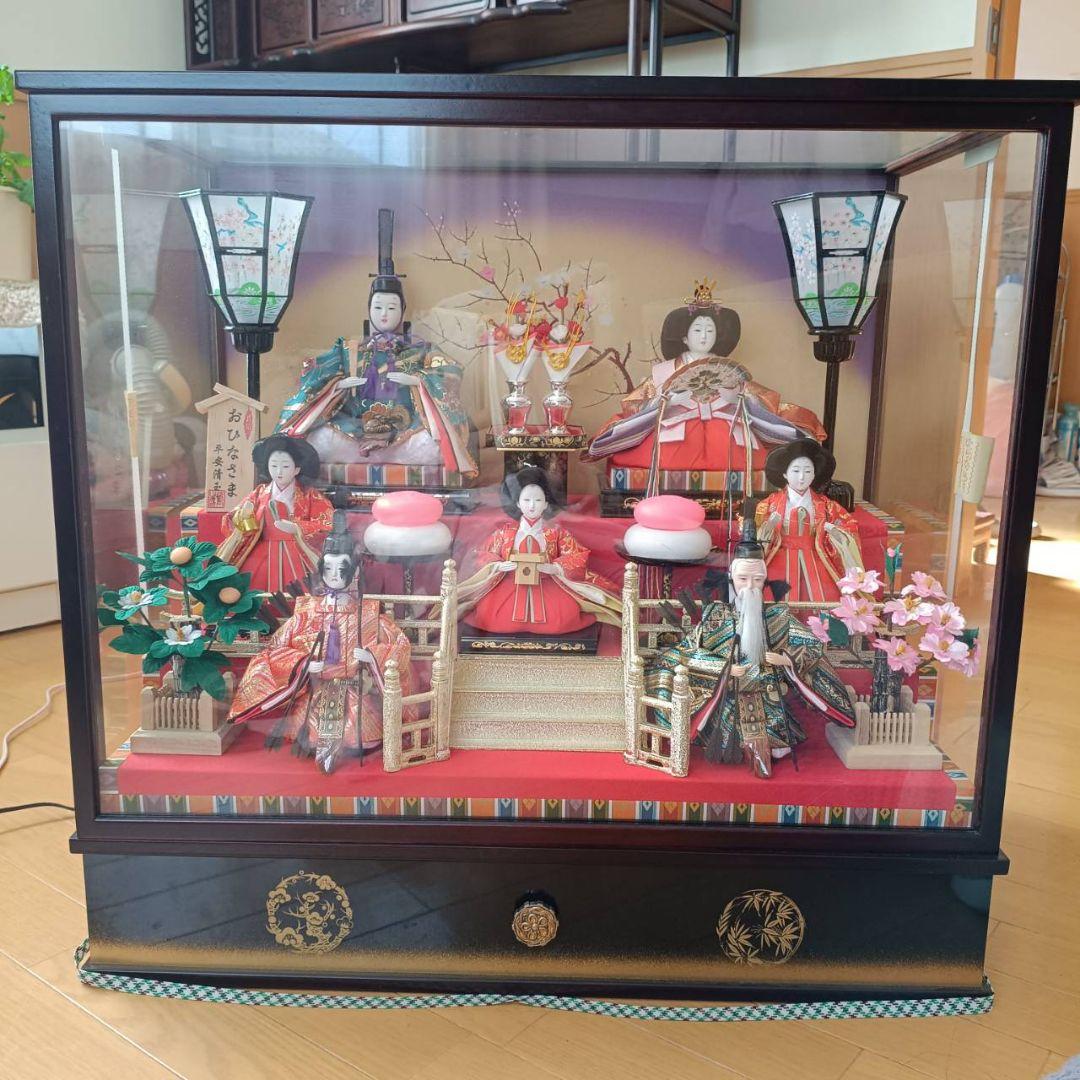 東*父様 値下げしました！】雛人形セット ガラスケース付き