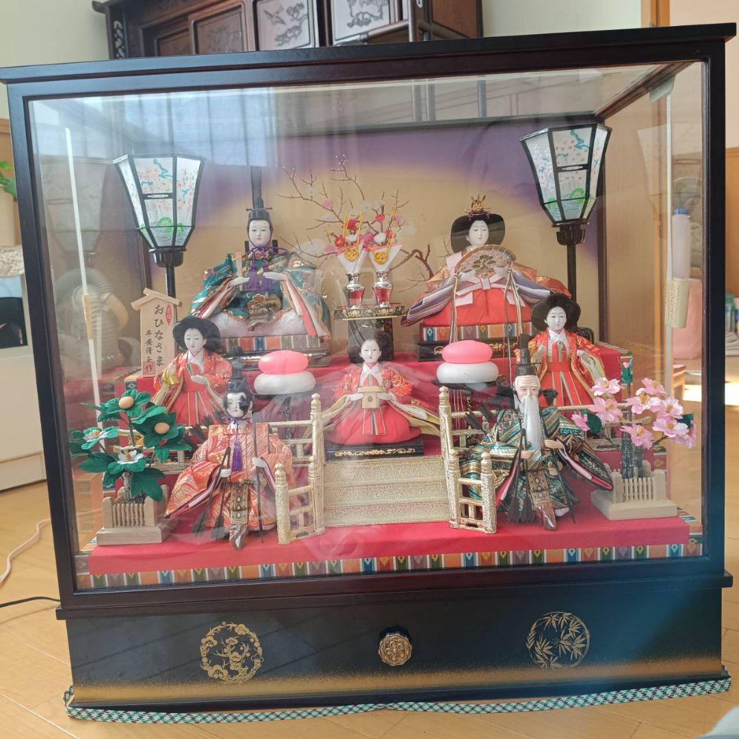 東*父様 値下げしました！】雛人形セット ガラスケース付き