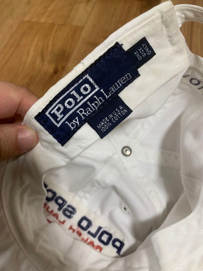 Polo Sport GOLF Ralph Lauren キャップ 白