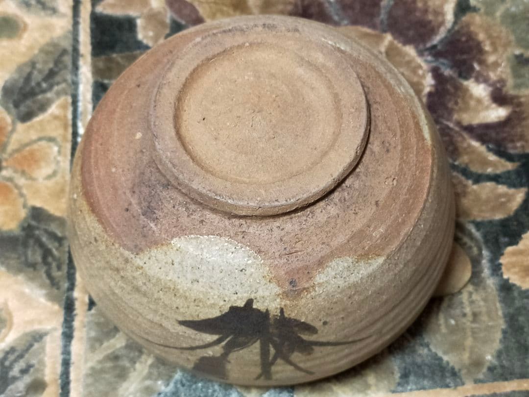 ♥とても古い　絵唐津　片口　水指　桐箱付き　古玩　骨董品