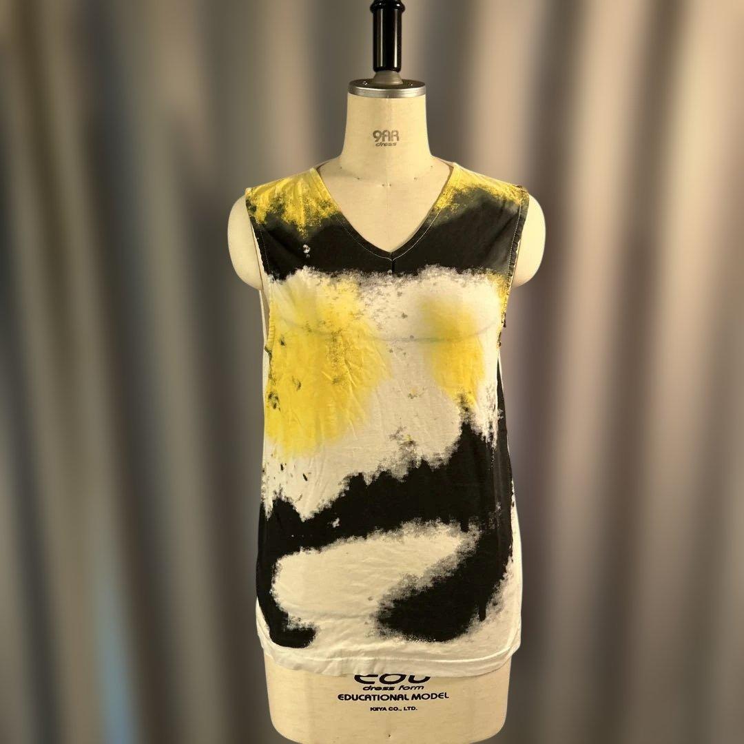 初期タグ本人期ALEXANDER MCQUEEN Vネックノースリーブ