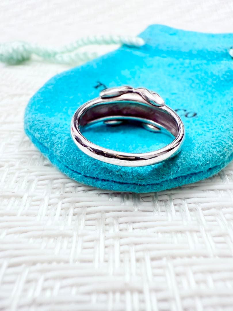 ティファニー　シグネチャー　指輪　リング　10号　研磨仕上げ済み美品　925