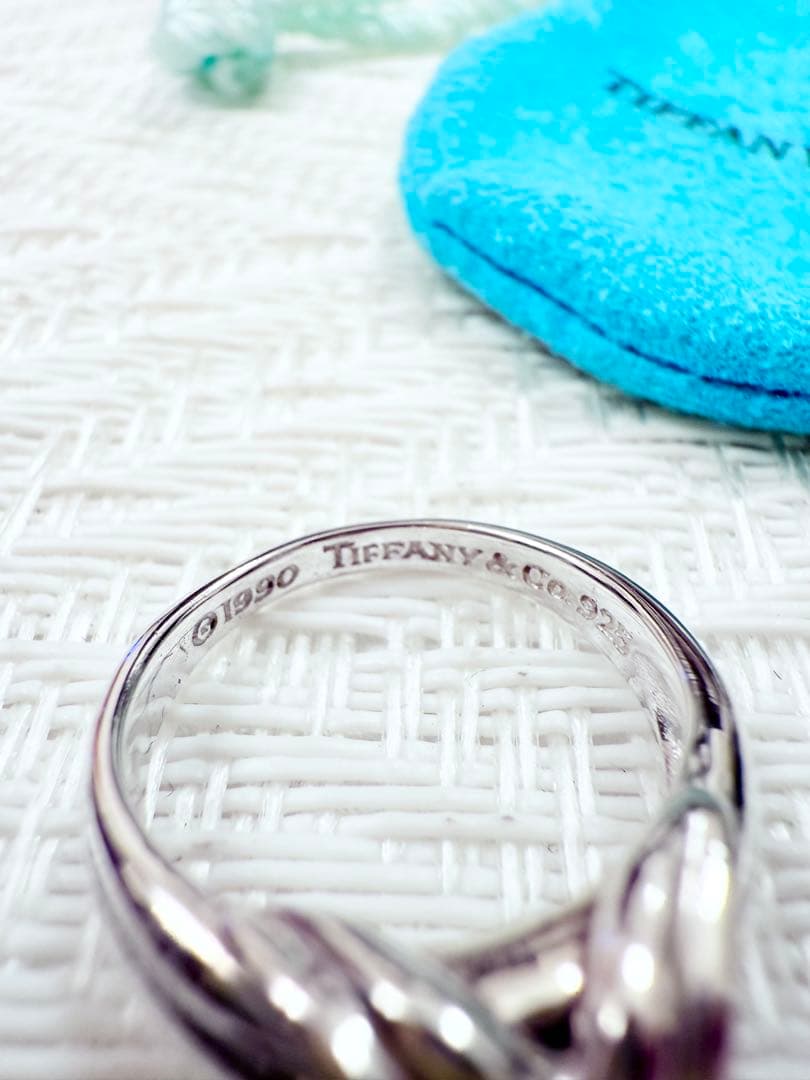 ティファニー　シグネチャー　指輪　リング　10号　研磨仕上げ済み美品　925