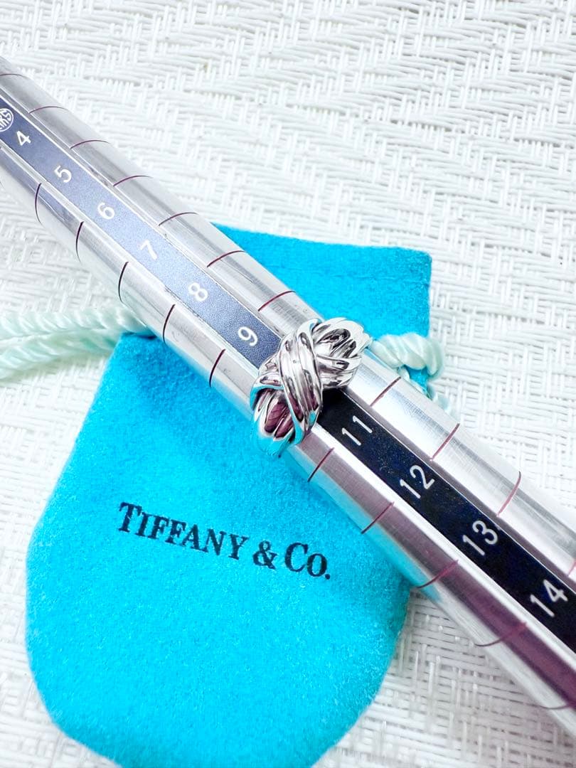 ティファニー　シグネチャー　指輪　リング　10号　研磨仕上げ済み美品　925