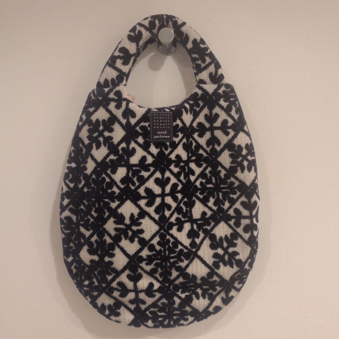 ミナペルホネン　エッグバッグ 　カレイドスコープ