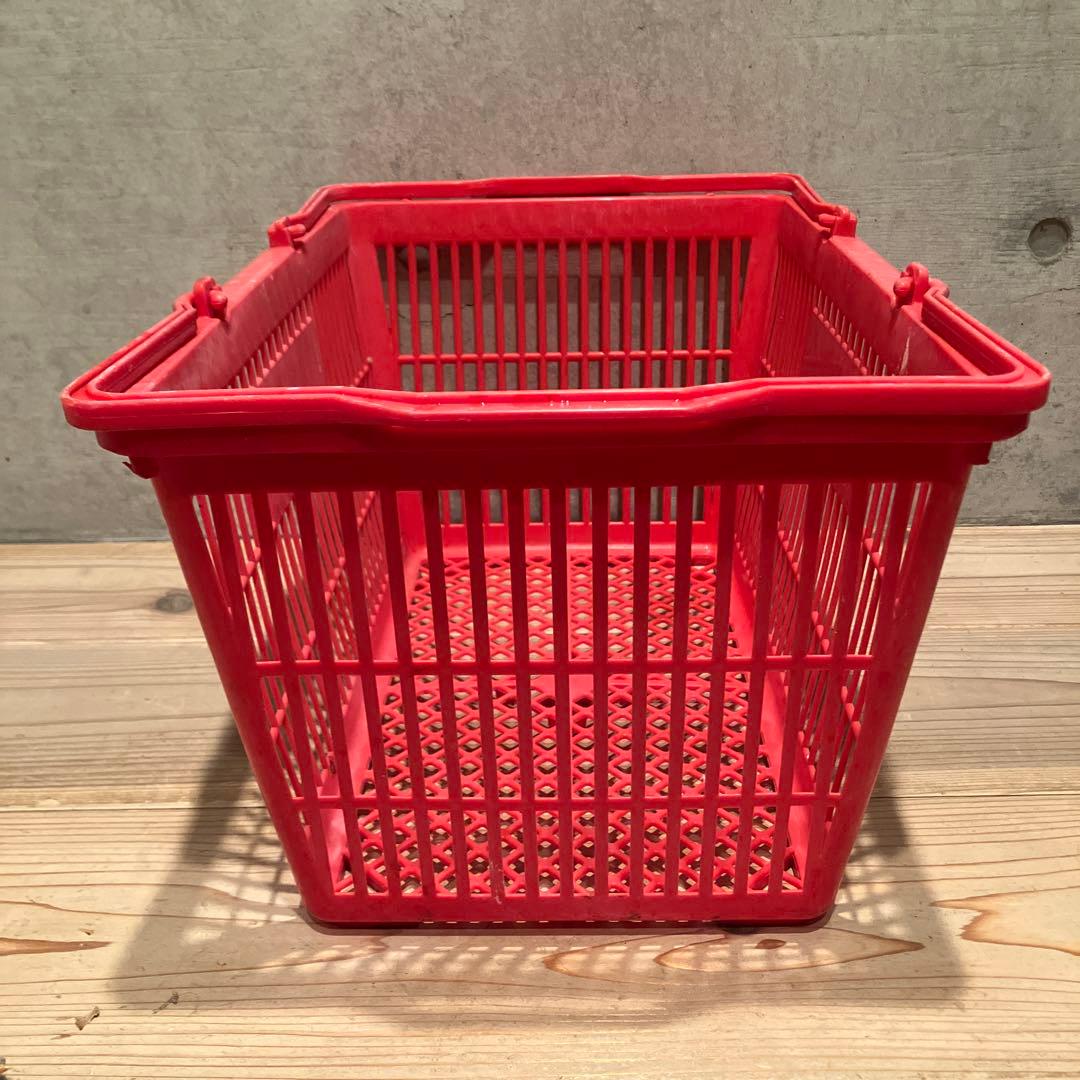 昭和レトロ　ダイエー＆グルメシティ　買い物かご　レトロポップ　収納　かご　店舗