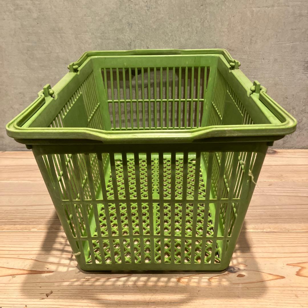 昭和レトロ　ダイエー＆グルメシティ　買い物かご　レトロポップ　収納　かご　店舗