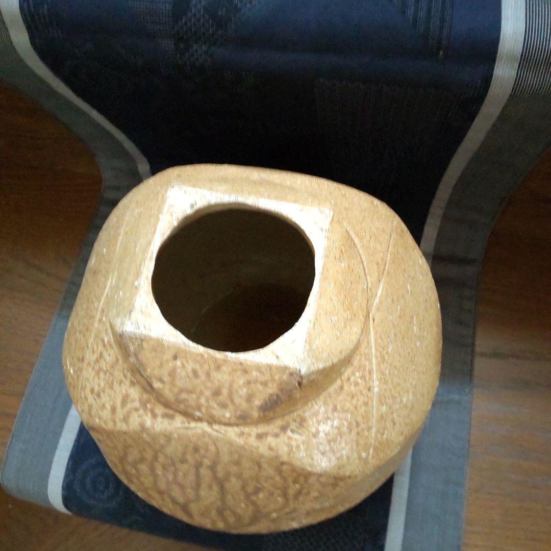 オシャレ　壺　花器　備前焼　10