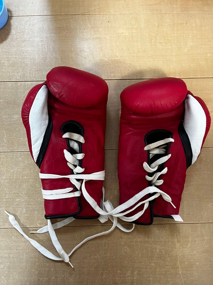 REYES ボクシンググローブ サイン入り 旧K-1 TATSUJI選手使用