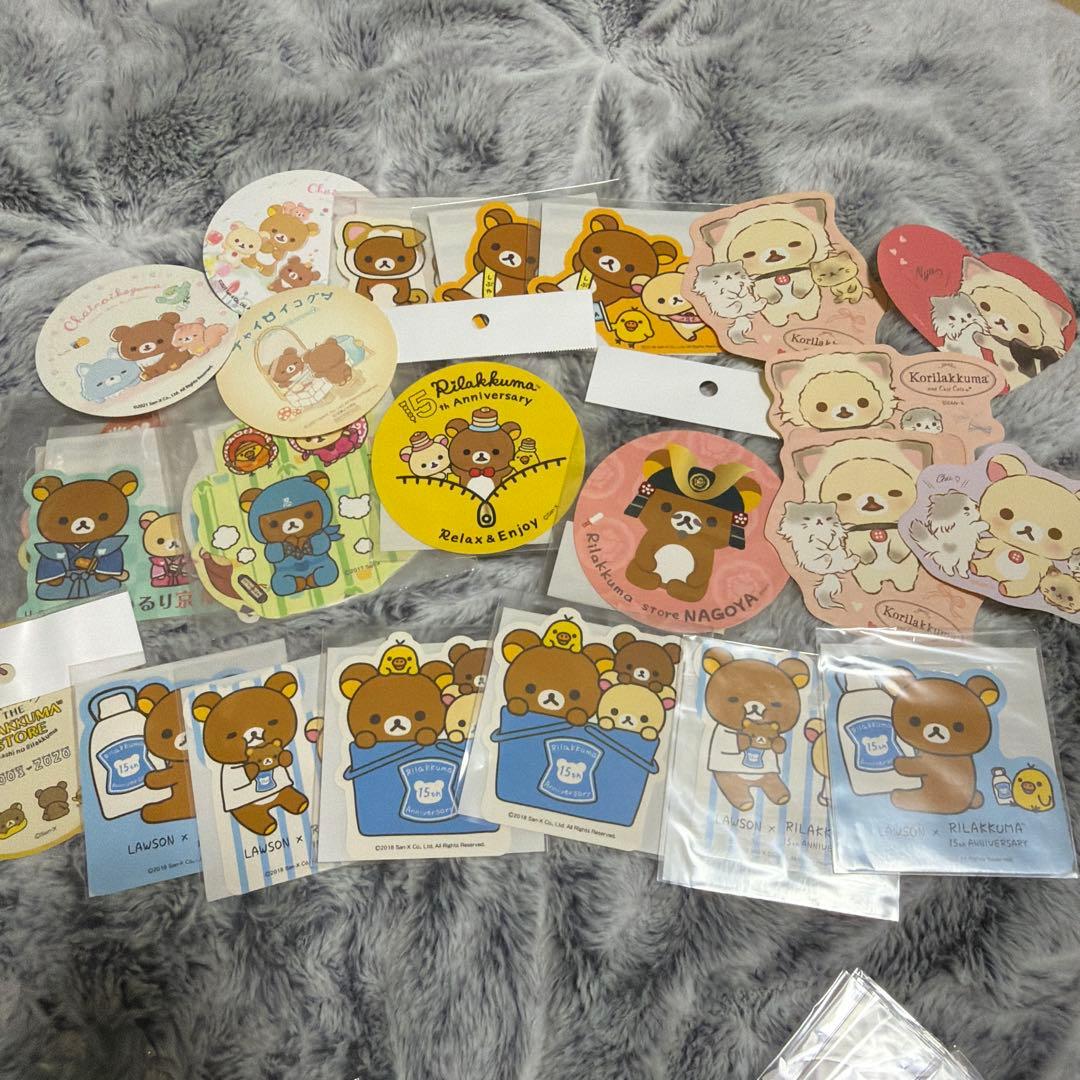 【詰め合わせCA】リラックマグッズ ポストカード ノート クリアファイル