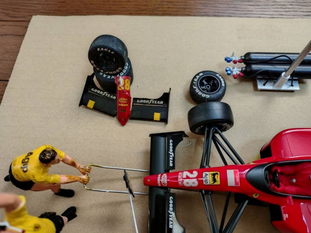 1/20 タミヤ　ミニカー　ピットクルー　セット