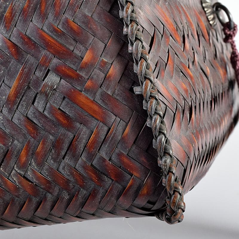 華山作　御所籠　皆具共　茶碗　棗など　十三点一式　仕覆付　共箱　F　R7699B