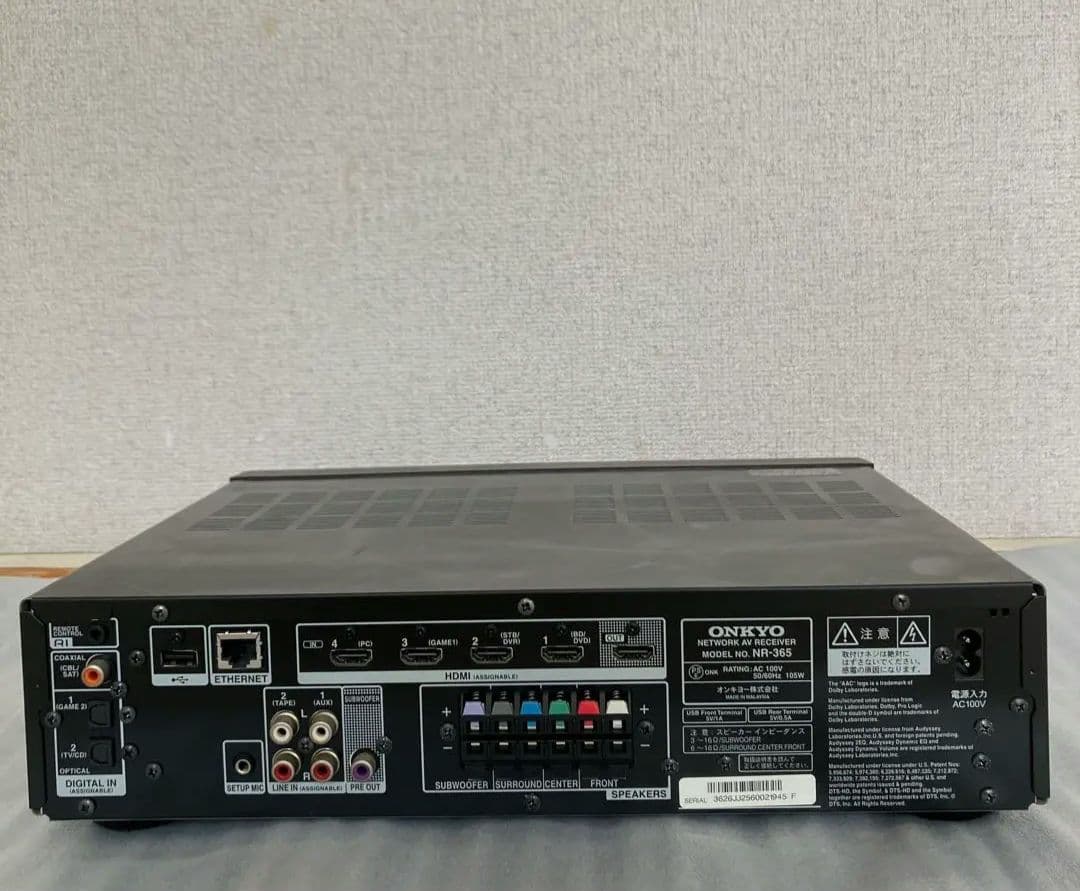 ONKYO AVアンプ　NR-365