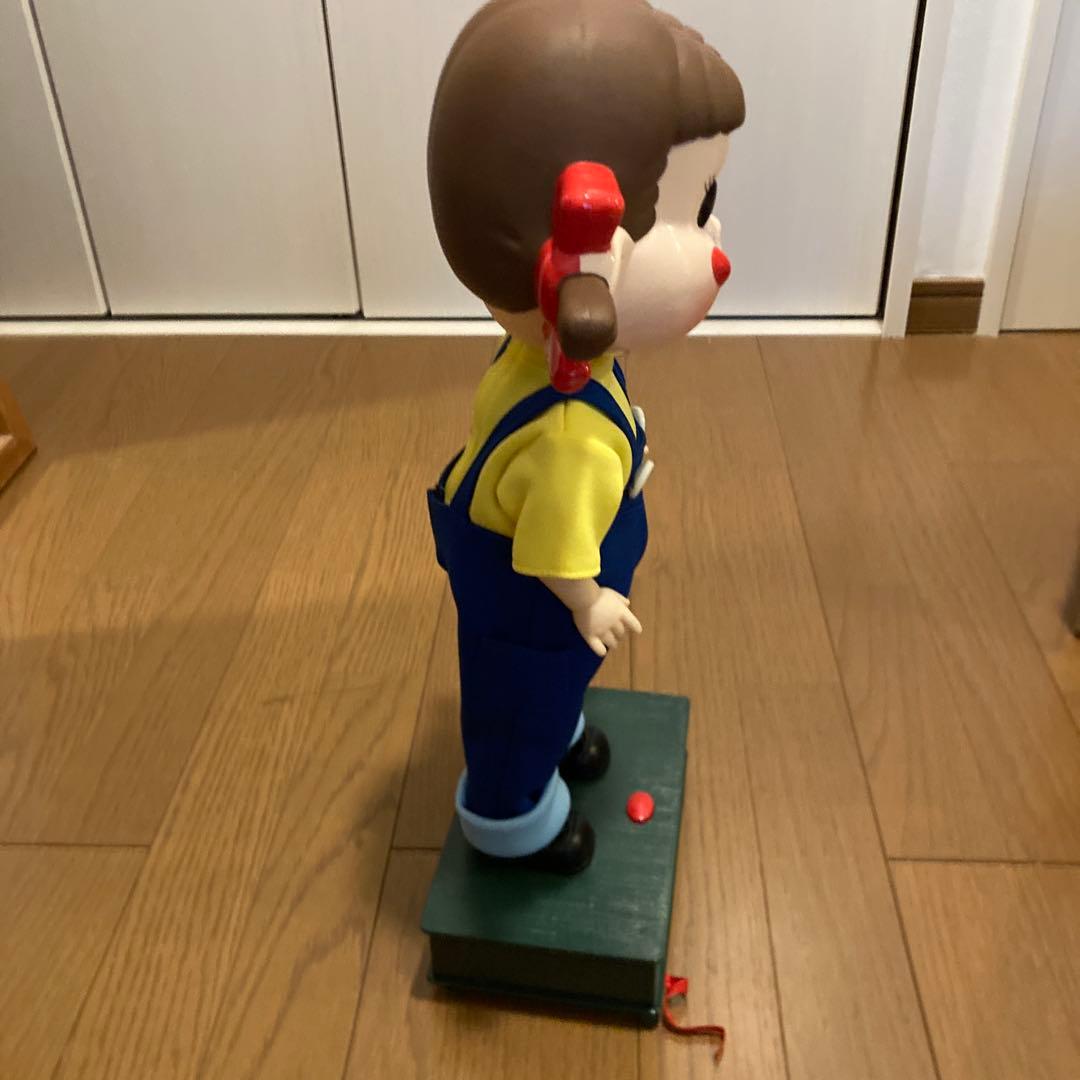 不二家　ダンシングペコちゃん　人形　ジーンズ　未使用