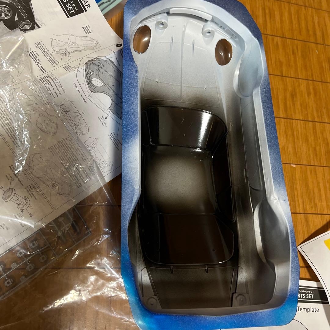 限定　タミヤ　アルピーヌA110　塗装済み　ブルーデカール付き