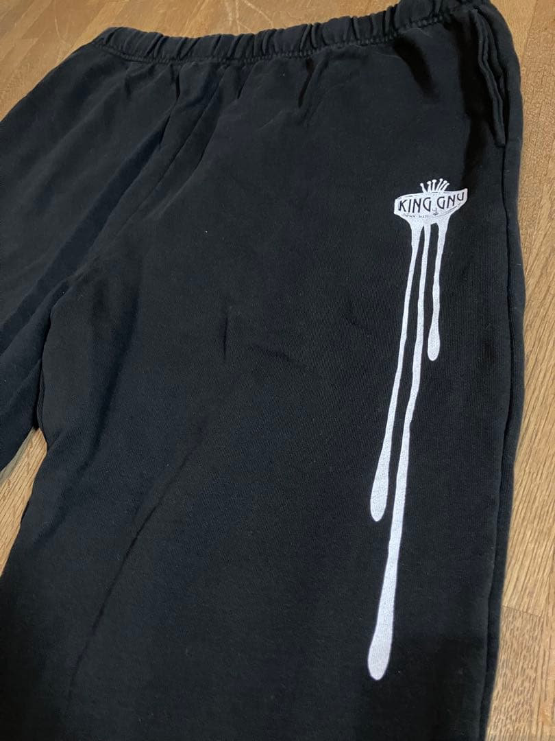 KING GNU DRIPPED SWEAT PANTS WHITE（XXL）